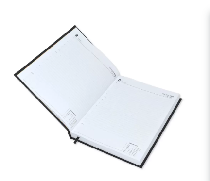 FIS 2023 Executive Diary English Vinyl Hard Cover Blue - FSDI88EN23BL