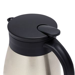 Royalford 1L Insulated Vacuum Thermal Flask - Stainless Steel - Gold - 1 Ltr