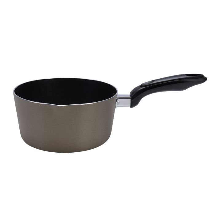Aluminium Milk Pan, 14cm Pan With Handle, RF2010 | Highly Durable Non-Stick Pan | 2 Layer Construction | Compatible On Multiple Hobs