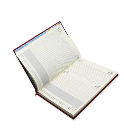 FIS A4 Diary 2023 Arabic/English (Saturday & Sunday Combined) Maroon - FSDI48AEP23MR
