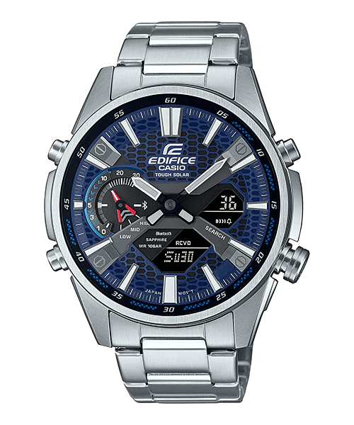 Casio Edifice ECB-S100D-2ADF Analog Watch for Men's , Blue
