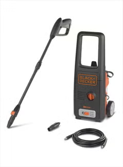 Pressure Washer High Performance With TSS And Lock System Ideal For Home, Garden Car, 110 Bar 1400W BXPW1400E-B5 ,Orange/Black