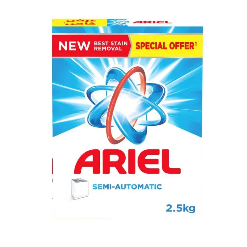 Ariel Semi-Automatic Laundry Powder Detergent Blue 2.5 kg
