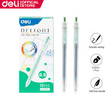 Gel pen automatic Deli Delight EG118-GN