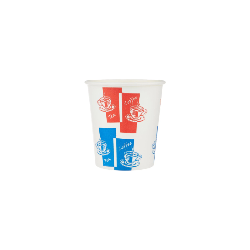 6 Oz Printed Single Wall Paper Cups