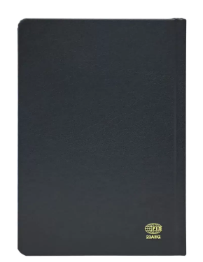 FIS Golden Diary 2024 (Arabic/English) Black, A5 - FSDI23AEG24BK
