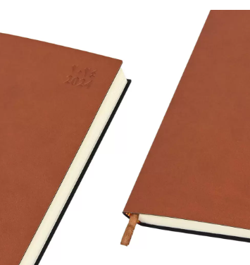 FIS Flexible Diary 2024 (Arabic/English) A5, Brown - FSDI131AE24BR