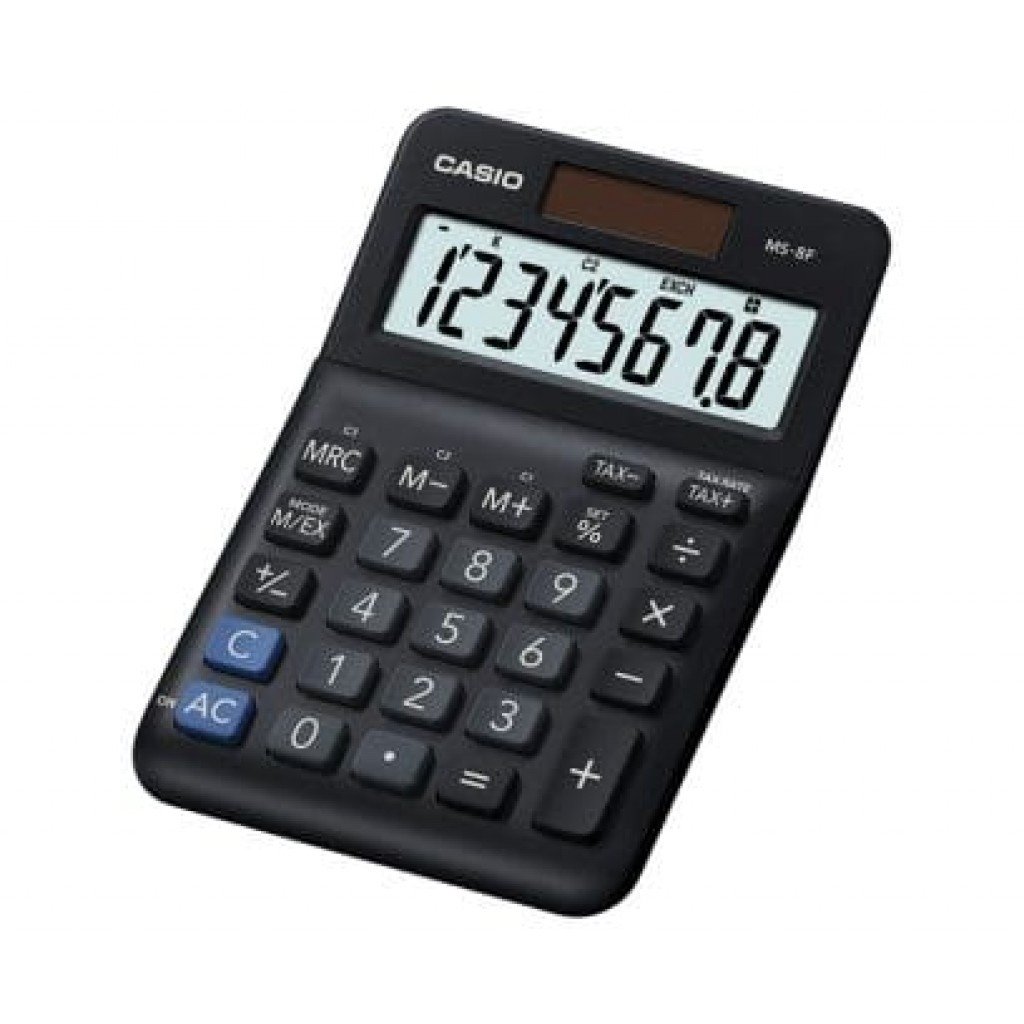 Casio Ms 8F Desktop Calculator 8 Digits