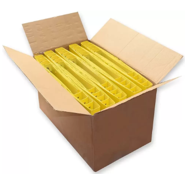 Pack of 48 A4 Round Ring Binder Yellow/Green