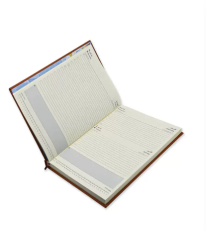 FIS A4 Diary 2023 Arabic/English (Saturday & Sunday Combined) Brown - FSDI47AEP23BR