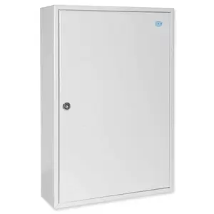 FIS Key Box Steel, 100 Keys Capacity, 550 X 380 X 80mm - FSKCTS100