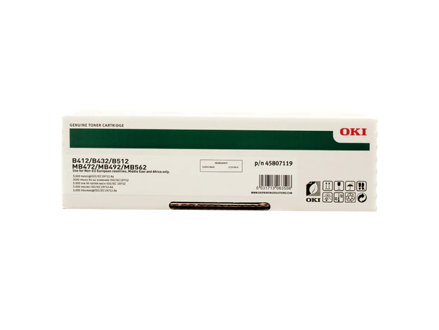 OKI 45807119 Black Toner Cartridge