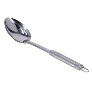 Royalford Serving Spoon - Stainless Steel - Silver - 33 CM