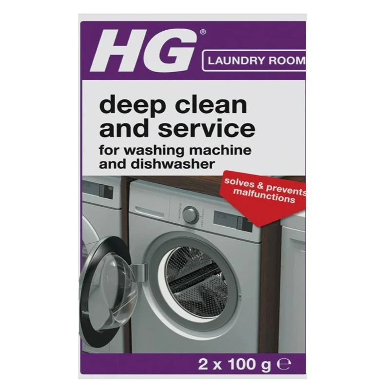 HG Deep Clean and Service for Washing Machines and Dishwashers 200 g
