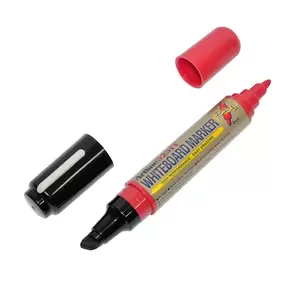 Artline 525T 2in1 Whiteboard Markers 2.0mm-5.0mm, Pack of 12 Pcs, Blue/Black Colors, Polyester Fibre Tip - ARMK525TBLBK