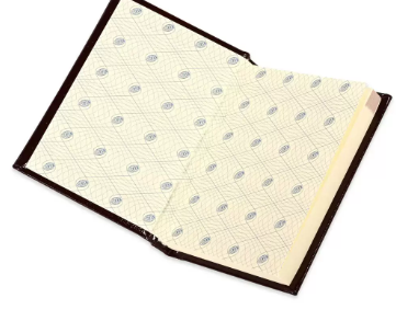 FIS Bonded Leather Pocket Diary 2024 (English) Hard Cover Burgundy - FSDI10EB24BU