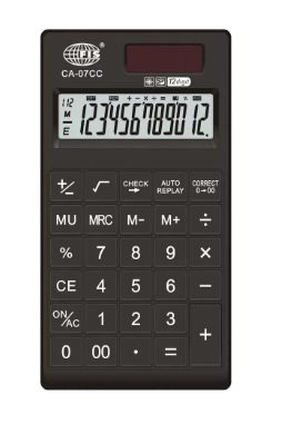 FIS Check & Correct Calculator 12 Digits