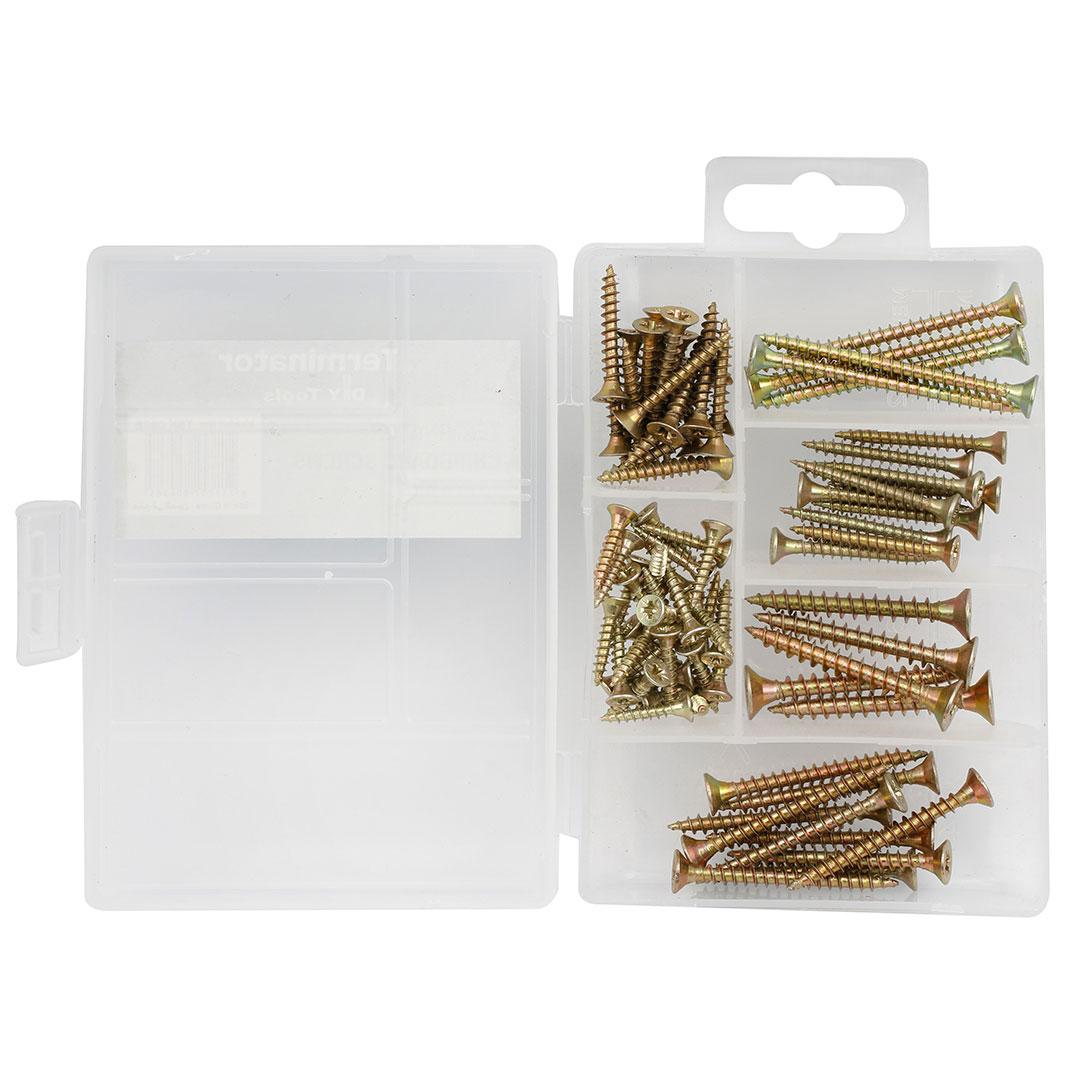 Chipboard Screws 75 Pcs Kit
