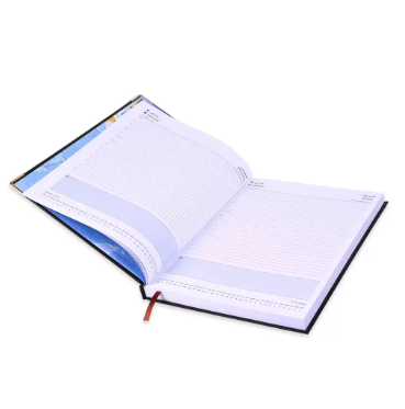 FIS A4 Diary 2024 Arabic/English (Golden Corners) Chocolate - FSDI42AE24CH