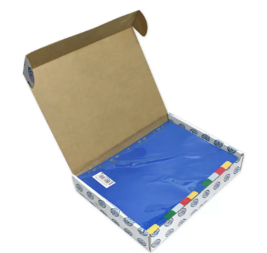 Pack of 25 Pieces A4 Size PP Index Divider Blue