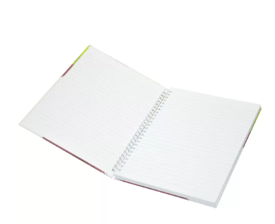 Light Spiral Hard Cover Notebook Single Line (Pack of 5 Pcs X 100 Sheets) A5 Size - LINBSA51804