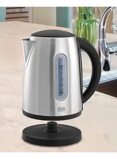 Electric Kettle With Stainless Steel Body, 1.7 L 2200.0 W JC450-B5 Silver/Black,