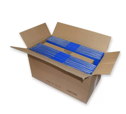 Pack of 50 Pieces Pieces A4 Lever Arch File Folder With Slide-In Plate Blue