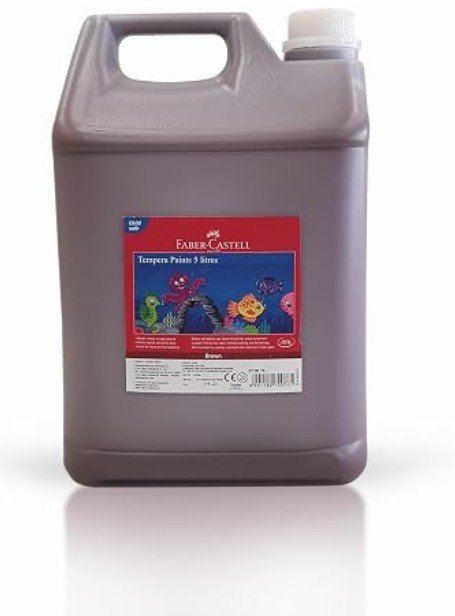 Faber-Castell Tempera Paints 5 Litres Brown