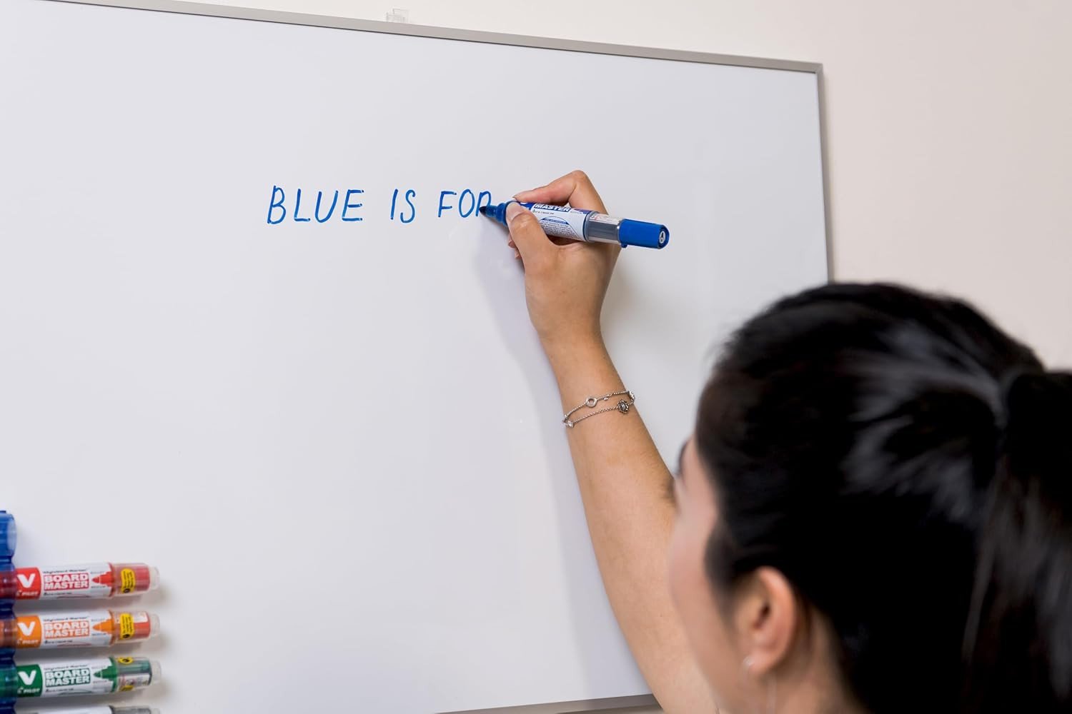 Pilot V Board Master Whiteboard Marker Bullet - Blue (box/12pcs)