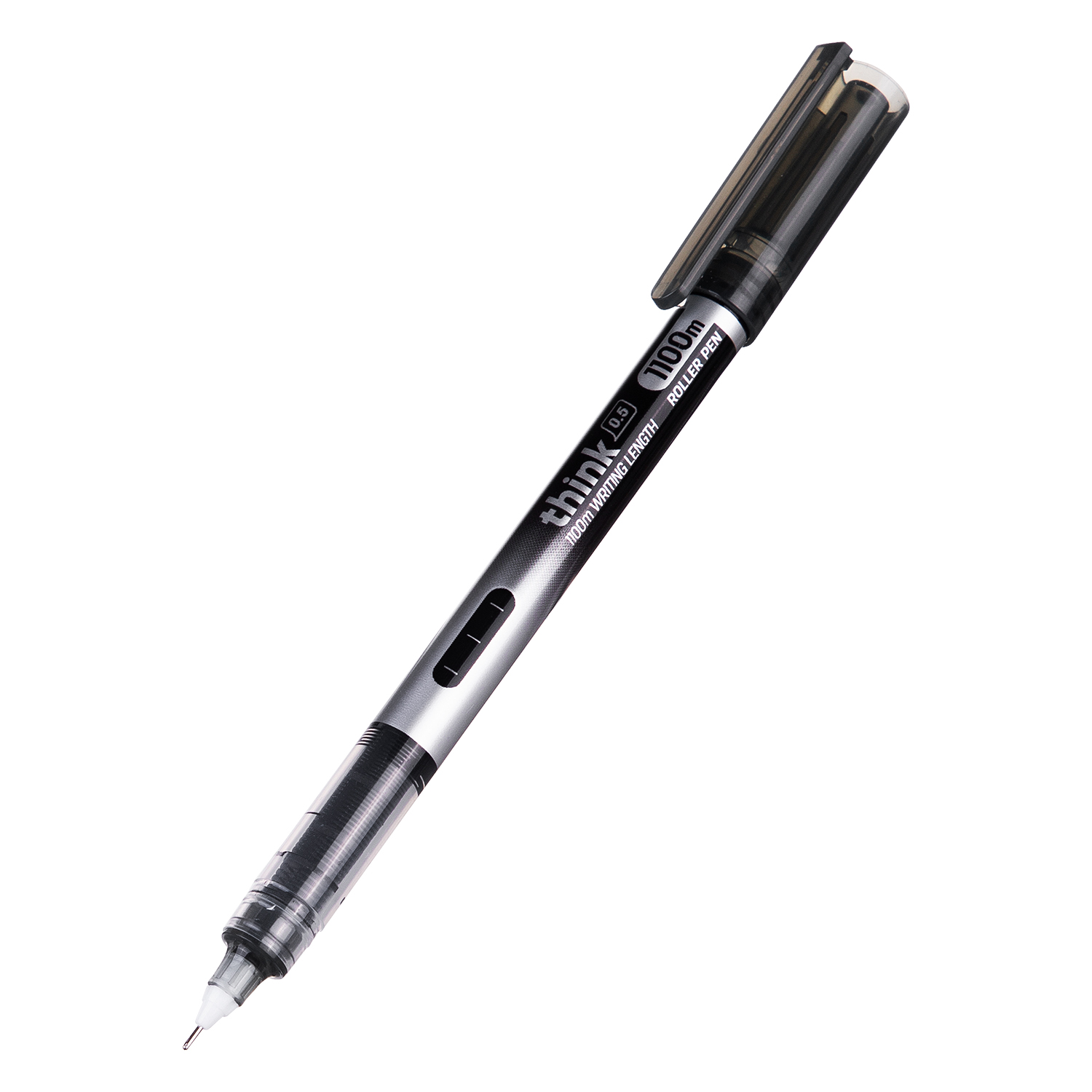 Deli Think 0.5mm Roller Pens 12-Pieces Black Q300