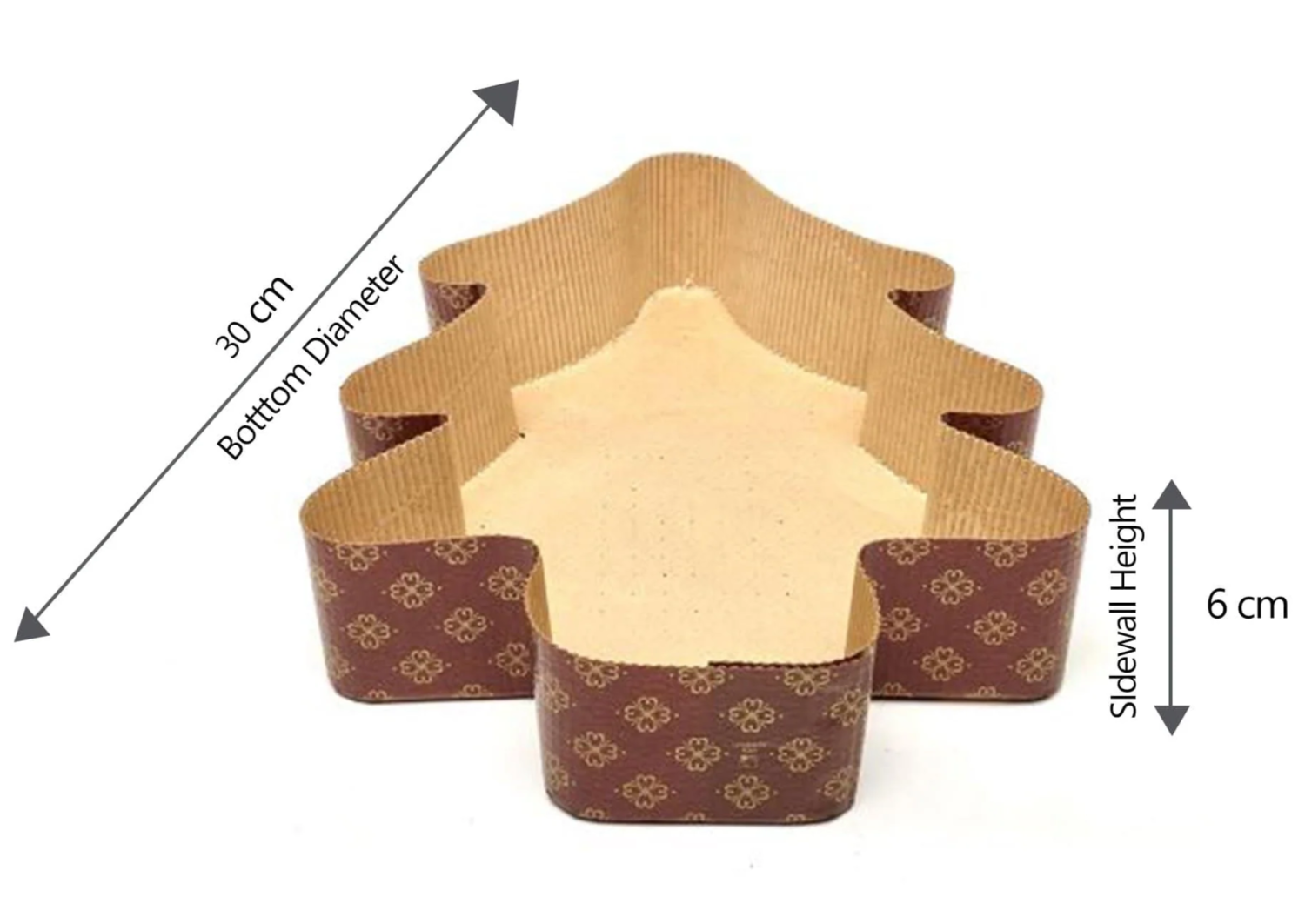 Baking Mold Christmas Tree Shape 30 X 6 Cm