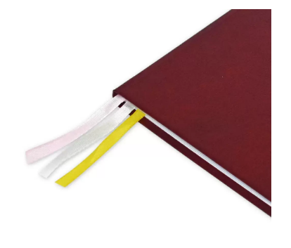 FIS Budget Planner with Elastic Pen Loop German Bonded Leather, Size A5, White Paper, 100 GSM, 128 Pages, Hard Cover, Round Corners, Colour Maroon - FSORA5BPLANBLMR