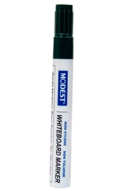 Modest White board Marker Chisel MS-823 Green, (Pack of 12 Pcs)