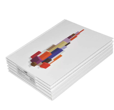 LIGHT Pack of 5 Hard Cover Note Book 100 Sheets, Size A4 - LINBA41001309