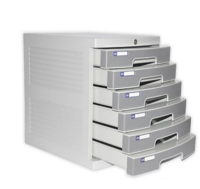 FIS FILE CABINET (PLASTIC) WITH KEY 6 DRAWERS FSOTUS-3K