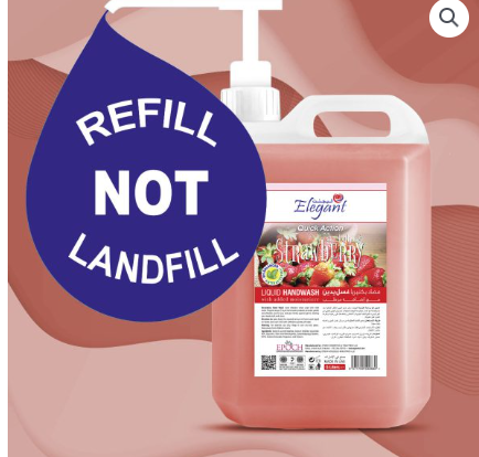 Strawberry 5 Liter Hand Wash Refill
