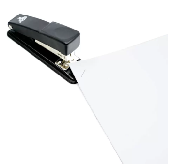 FIS Metal Office Stapler with Max Capacity 50 Staple Pins, Full Strip No. 24/6&26/6 mm, depth 50 mm, 20 Sheets,Black -FSSFN1BK