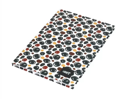 5-Piece Light Hard Cover Notebook, Single Ruled, (100 Sheets), A5 Size - LINBA51703