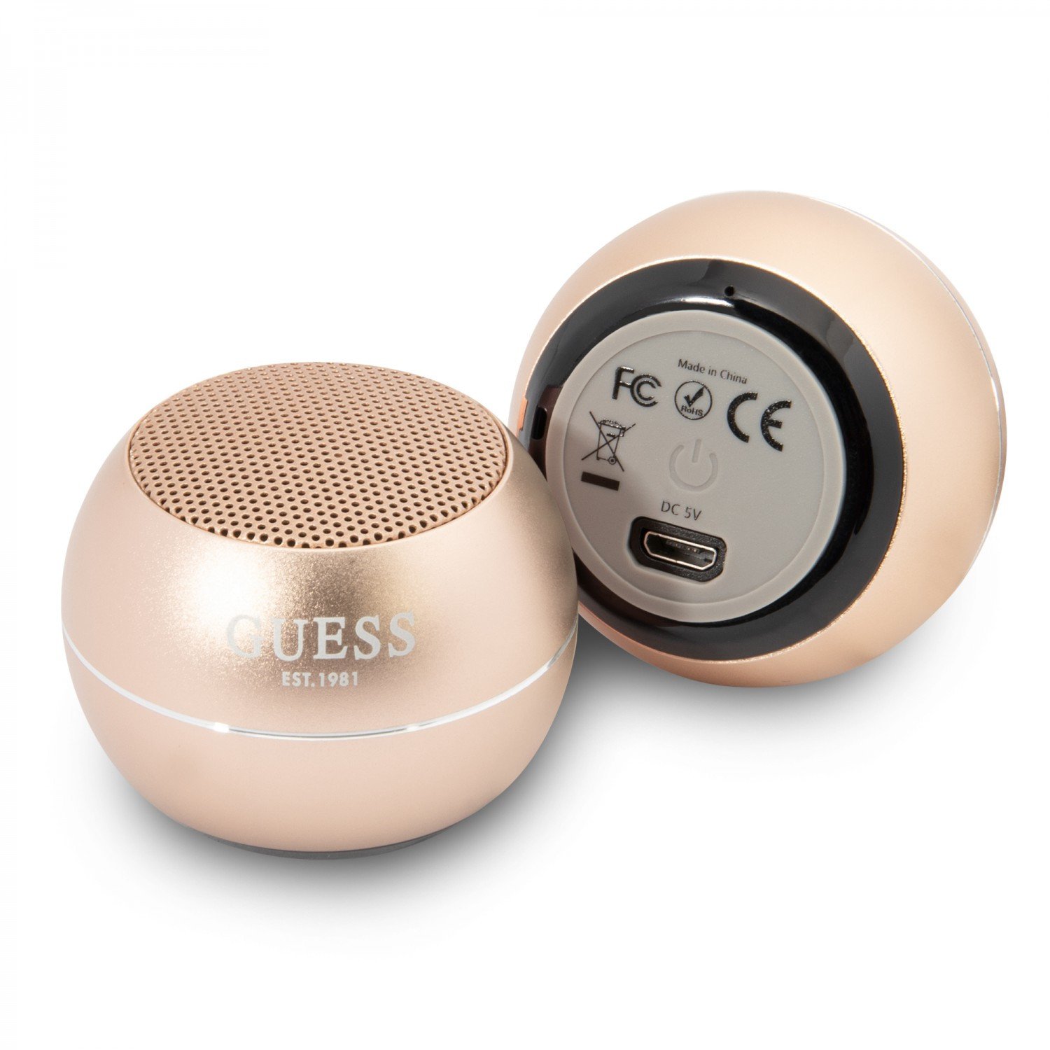 Guess Aluminum Bluetooth Mini Speaker - Gold