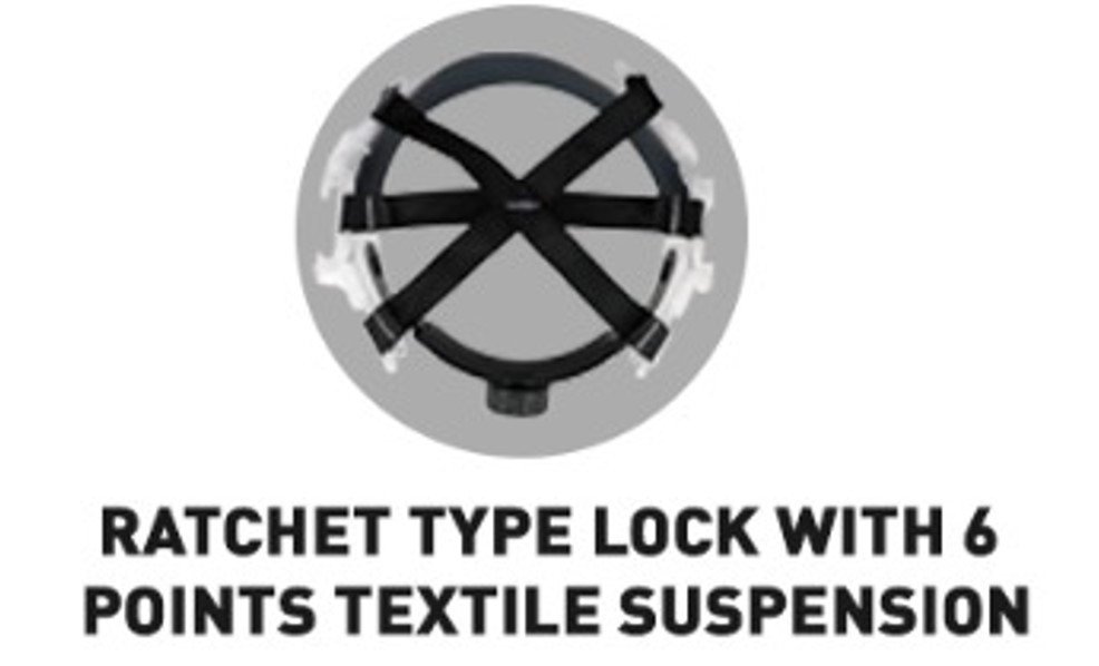 Vaultex BMW Vented ABS Ratchet Safety Helmet