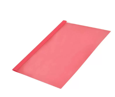 100-Piece FIS Thermal Binding Cover 3mm(0.125mm+230G) Red - FSBD01RE