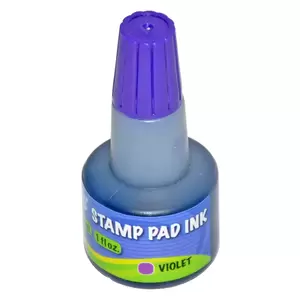 12-Piece FIS Stamp Pad Inks 30 ml, Violet Color - FSIK030VI