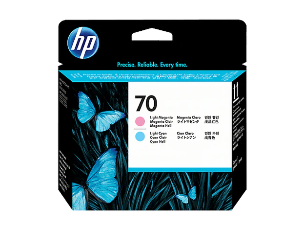 HP 70 Light Cyan & Light Magenta Ink Printhead Cartridge (C9405A)