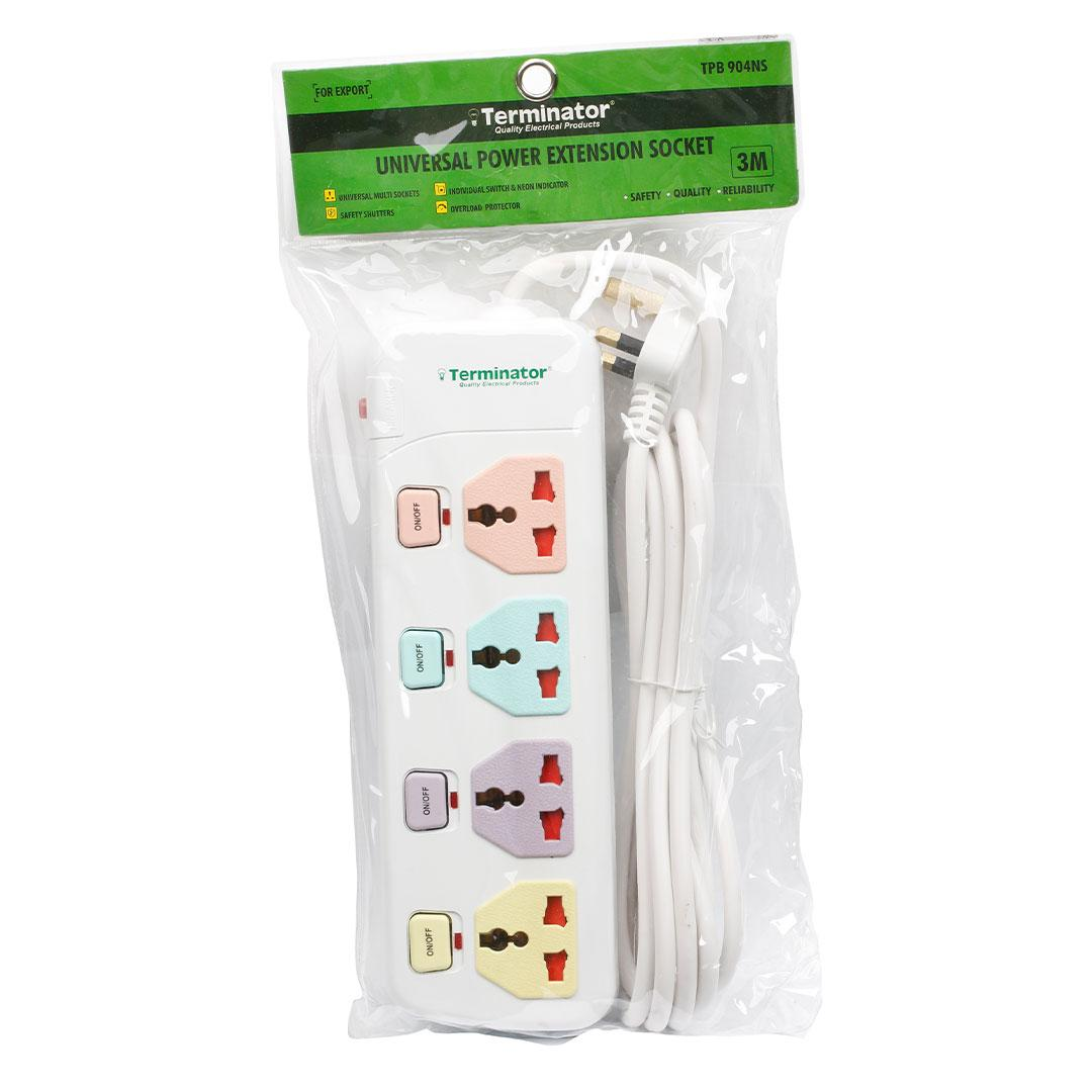 4 Way Power Extension Socket W/Shutter