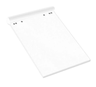 FIS Pack of 5 Pieces FIS Flip Chart Pads, 80 GSM - 585X810MM (20 Sheets) - FSFC20-B80-5PCS