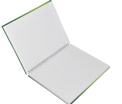 LIGHT Pack of 5 Spiral Hard Cover Note Book 100 Sheets. Size:9X7 Inches (22.86 X 20.32 CM) -LINBS971001310