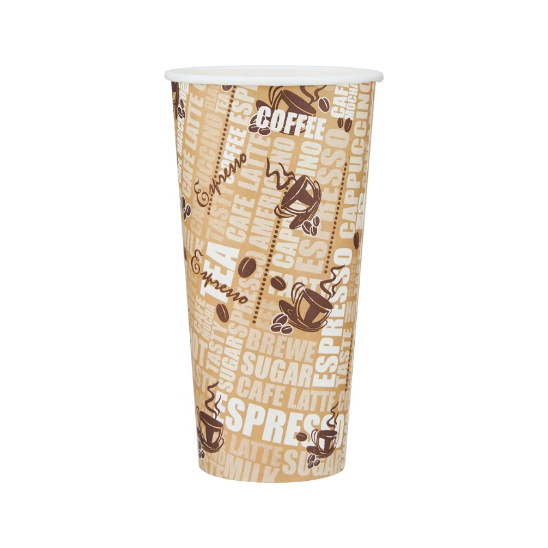 Heavy Duty Printed Single Wall Paper Cups