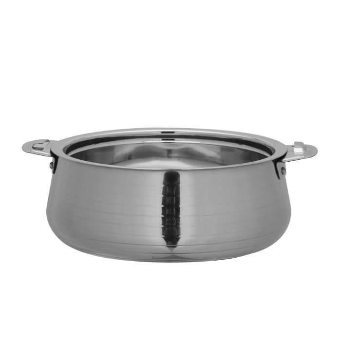Hilux Double Wall Stainless Steel Hot Pot, RF10535 | Strong Handles & Firm Twist Lock | Steel Serving Pot, Chapati Storage Box, Roti Serving Pot