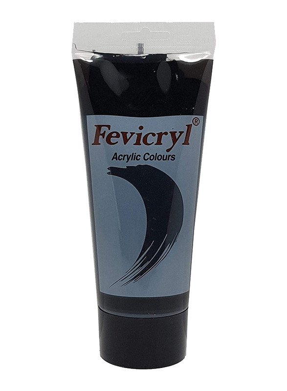 FEVICRYL ACRYLIC COLOUR 200ML TUBE MARS BLACK