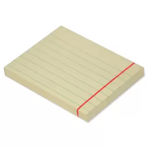 FIS Sticky Note, Colour Yellow with Ruling, Size 3 x 4 Inch, 100 Sheets, Quantity per Pack 12 - FSPO34RN